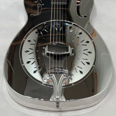 Recording King RM-998-D Style-0 Chicken Feet Resonator Guitar 2023 Nickel-Plated Bell Brass image 2