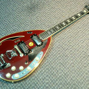 RARE 1968 Vox Starstream Guitar 6-String CHERRY Finish VINTAGE!!! image 2