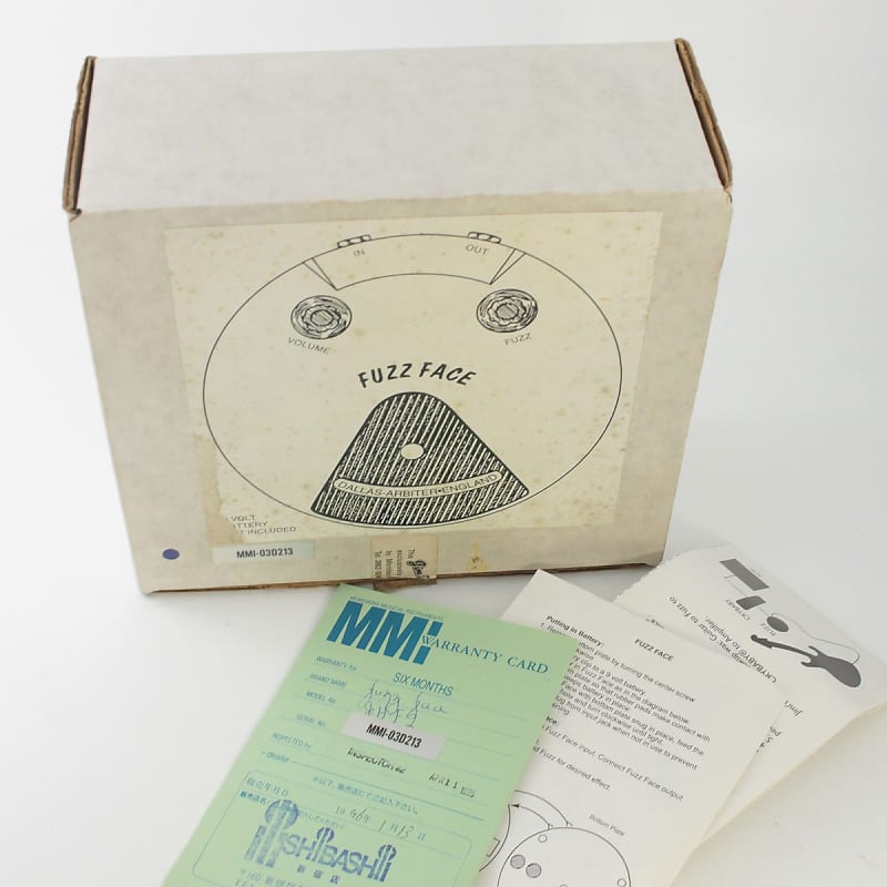 JIM DUNLOP JHF2 Fuzz Face [SN MMI03D213] [08/07] | Reverb
