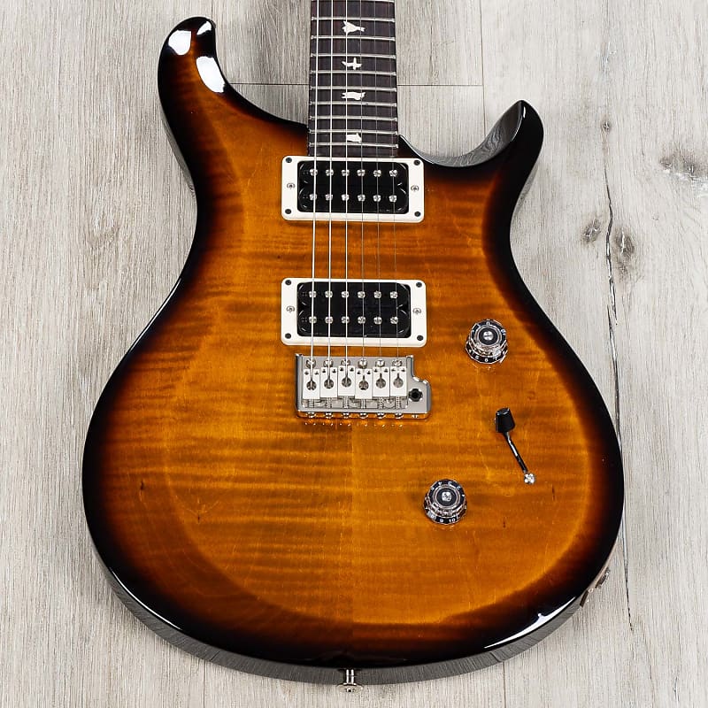 PRS Paul Reed Smith S2 Custom 24 Guitar, Rosewood Fretboard, Black Amber image 1