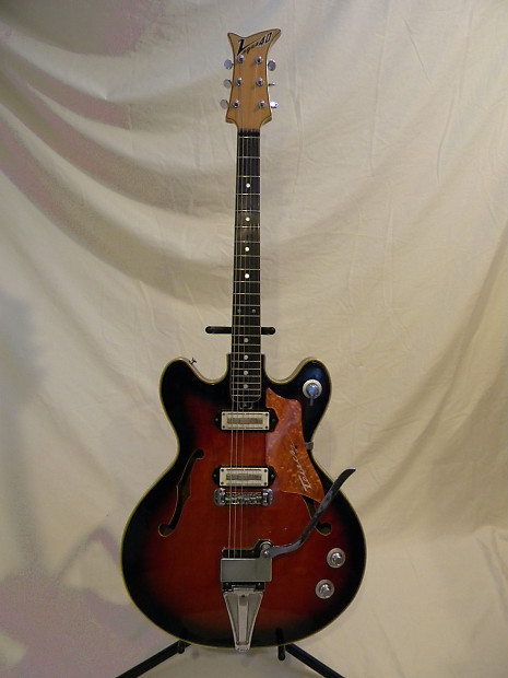 1966 Teisco Vegas 40 Red Burst | Reverb