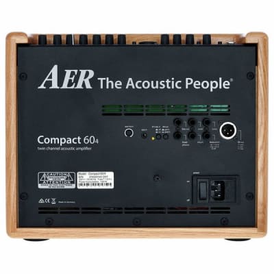 AER Compact-60/4-ONT | 60W Acoustic Amp w/ 8" Speaker, Natural Oak. New with Full Warranty! image 12