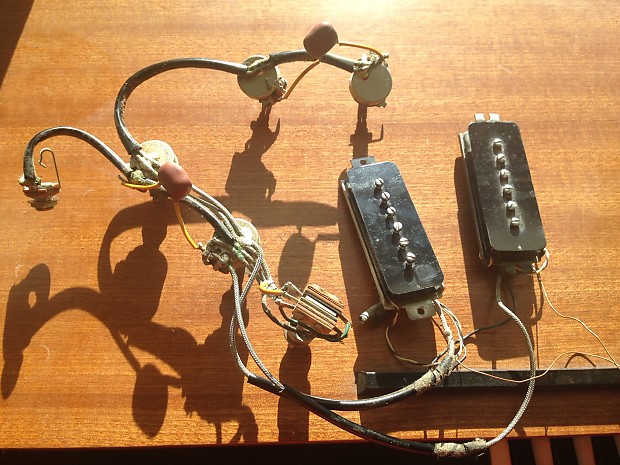 Vintage Gibson 1967 P-90 Complete Wiring Harness 1967 ES-330, SG Special And More image 1