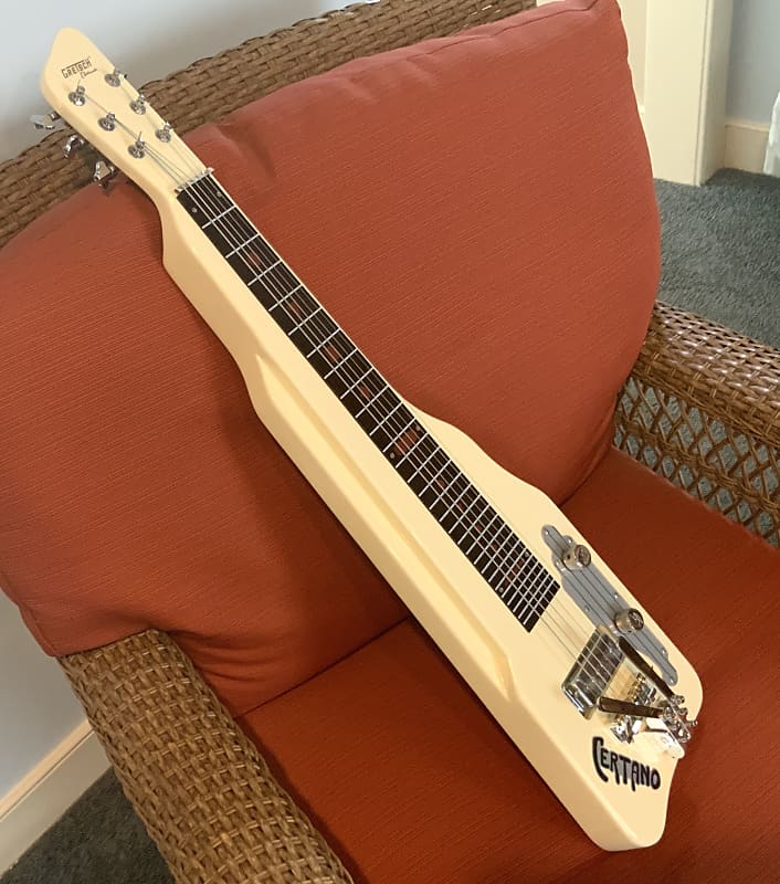 Gretsch G5700 Lap Steel Vintage White/Certano Benders Reverb