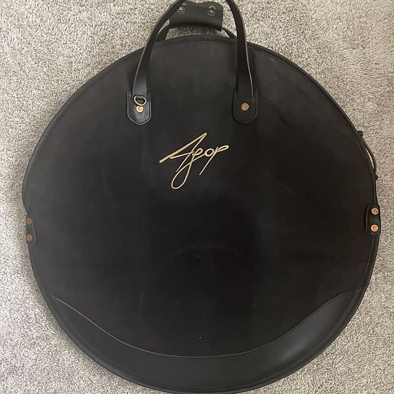 Istanbul Agop Tackle Agop Canvas and Leather cymbal bag 24” Reverb