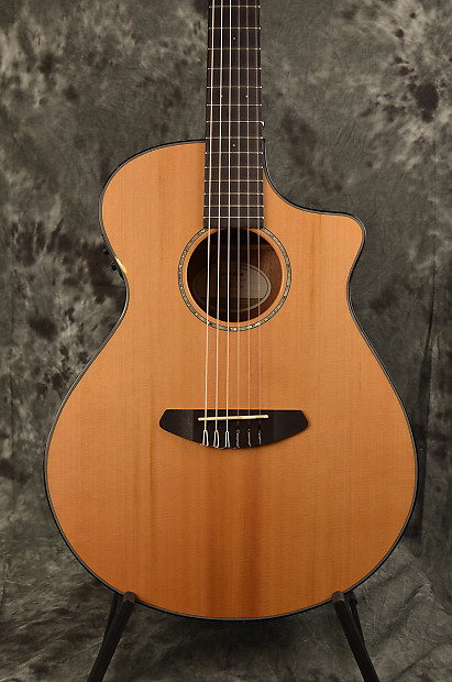Breedlove Pursuit Nylon String Guitar. 2014 Gloss Cedar w/ Sapele Back and Sides. Delux Gigbag! image 1