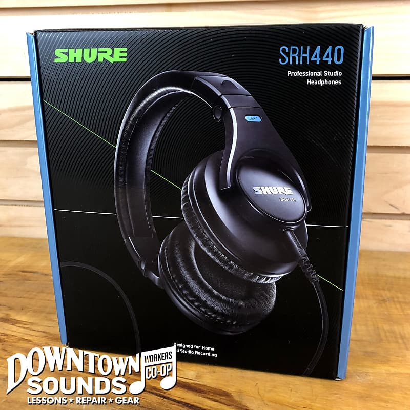 Shure SRH440 Closed-Back Professional Studio Headphones image 1