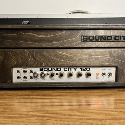Vintage Sound City 120 amplifier head for guitar or bass 70's for sale