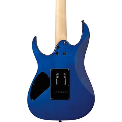 Ibanez  GRG120QASP GRG Series 6-String Electric Guitar  2023 - Transparent Blue Gradation image 2