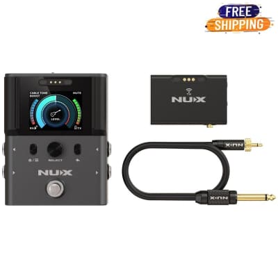 NUX B-8 Wireless System for Guitar Bass and Various Instruments with Electronic Pickups image 1