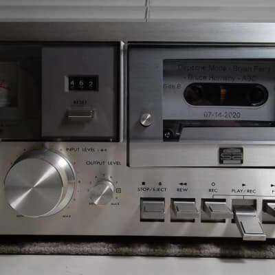 78 JVC KD-55 Silverface Cassette Deck Recorder SA Heads Super ANRS Excellent KD-55J Serviced #551 image 3
