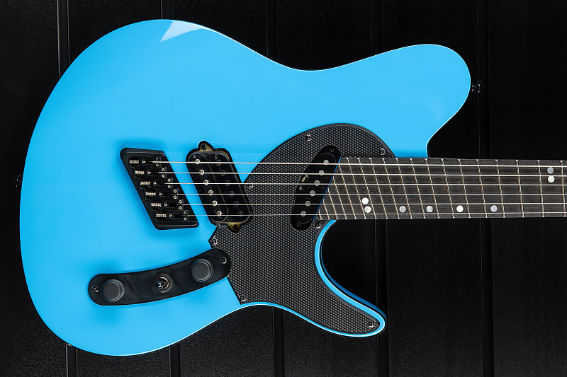 ギター Ormsby TX GTR Run 15 - Azure Blue Carbon Ormsby TX Carbon GTR 6 (Run 15) Multiscale AB - Azure Blue