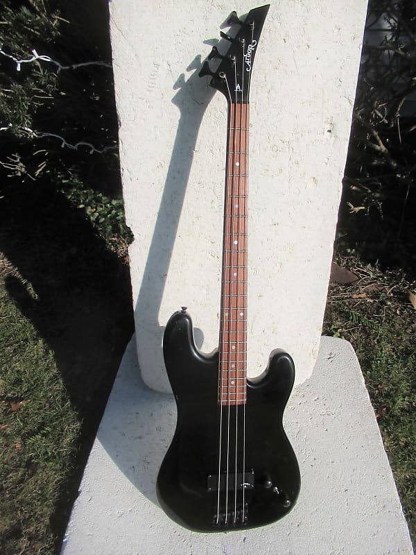 Arbor P Bass Copy, 1987, Korea, Coil Tap, 34" Scale,  Black imagen 1