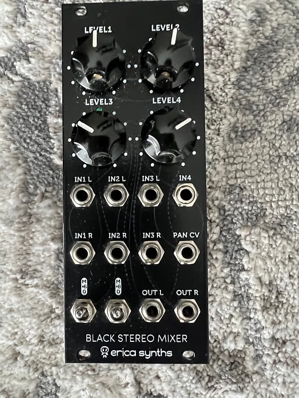 Erica Synths - Black Stereo Mixer v3