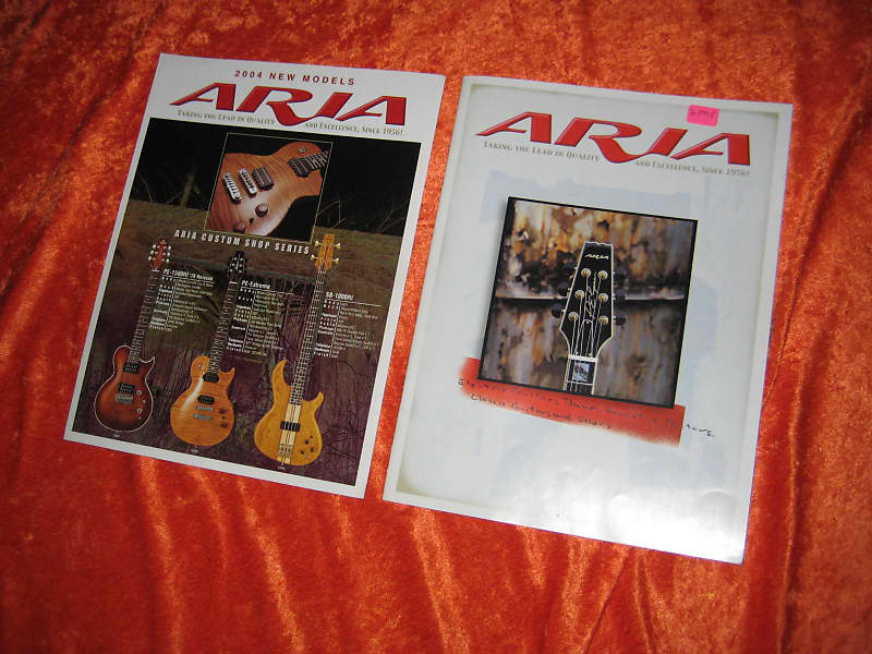 Aria Guitar Catalog from 2003 Reverb