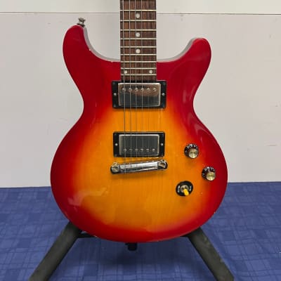 Vintage 1998 Gibson Les Paul Studio Double Cutaway Electric Guitar Cherry Sunburst DC with Gibson Case image 8