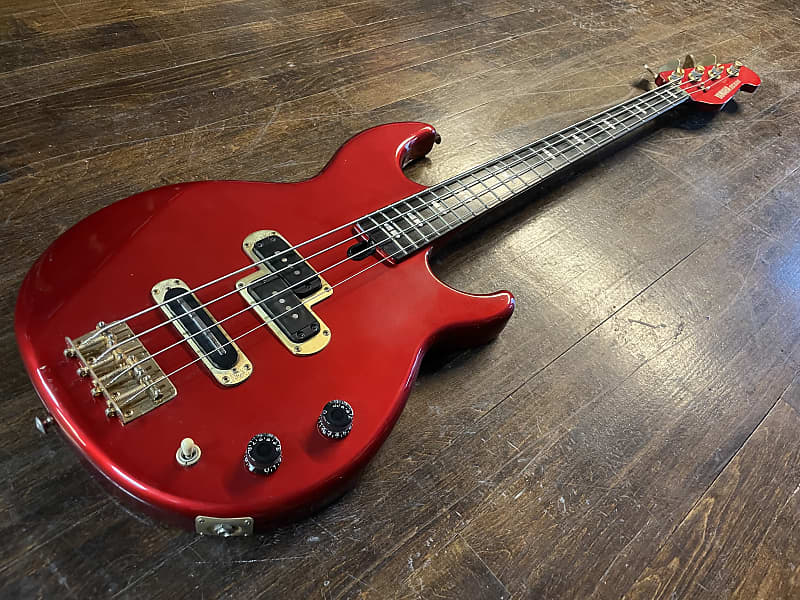 Vintage 1985 Yamaha BB 3000 Broad Bass Neck Through MIJ Electric Bass Red