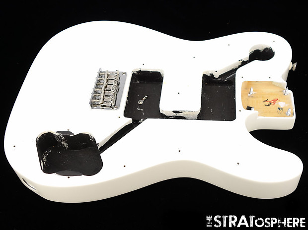 Fender Squier Vintage Modified Deluxe Telecaster Tele BODY HARDWARE White