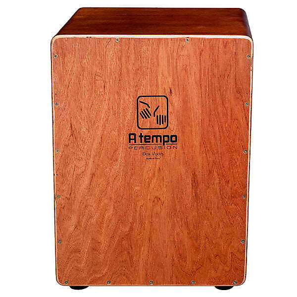  A Tempo Percussion Cajon, Brown (CJ-CLASS-01) : Musical  Instruments