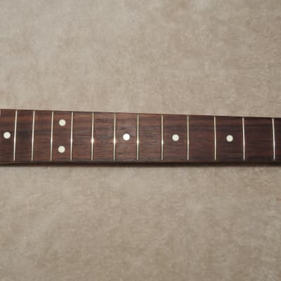 Used MIJ Rosewood on Maple Stratocaster Neck Thin Semi-gloss Nitrocellulose Finish  21 Vintage Frets image 4