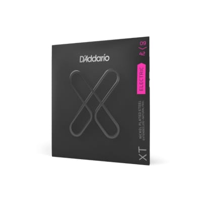 D'Addario 09-42 Super Light, XT Nickel Coated Electric Guitar Strings for sale