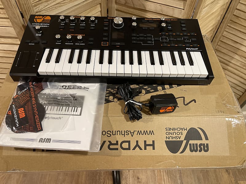 ASM Hydrasynth Explorer 2021 Present Black Reverb