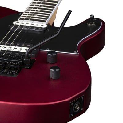 Dean Nash Vegas Select Floyd Electric Guitar, Metallic Red Satin, NV SEL F MRS image 4
