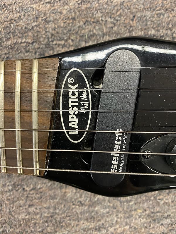 Lapstick Black Travel Electric Guitar | Reverb