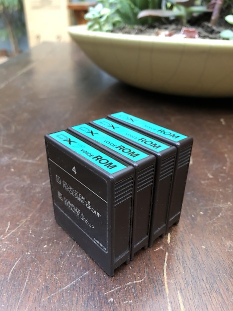 Yamaha DX7 Original Factory ROM Cartridges - Complete Set