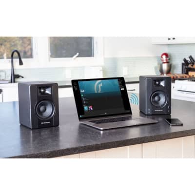 M-Audio BX3BT 3.5-Inch 120W Bluetooth Studio Monitors for Music Production, Live Streaming, and Podcasting (Black) image 6