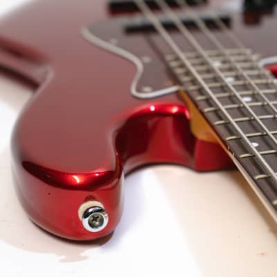 2012 Tokai Jazz Sound Electric J Bass - Candy Apple Red - Lefty image 10