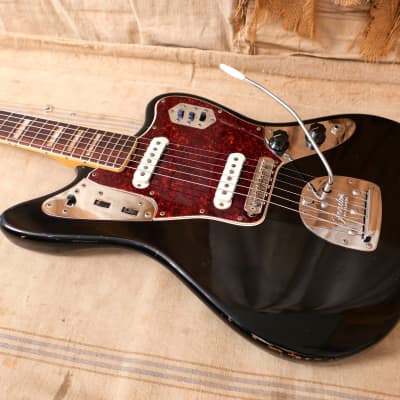 Fender Jaguar 1966 - Black - Refin image 10