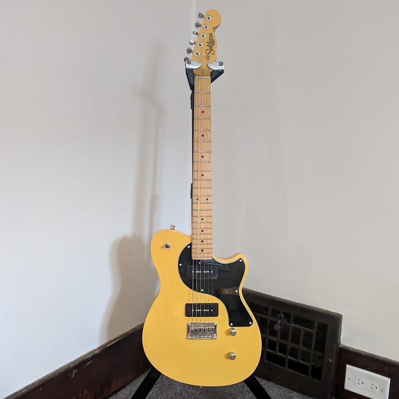 Sublime Tomcat P90s Telecaster in TV Yellow!!! Reverb