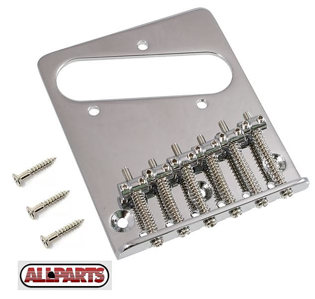 Allparts 6 Saddle Top Load Bridge For Import Fender Tele Reverb
