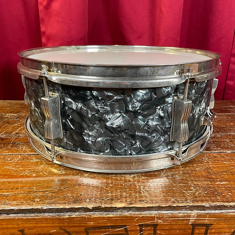 1963 Ludwig Pioneer 5x14 Snare Drum Black Diamond Pearl