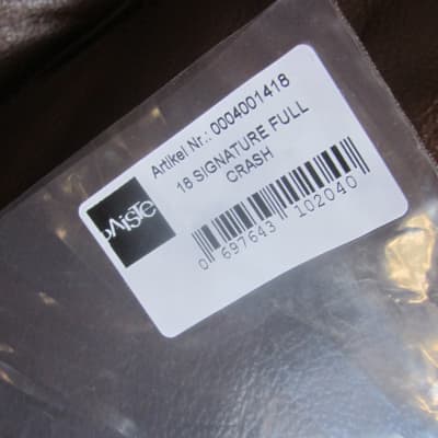Paiste 4001418 18" Signature Full Crash Cymbal image 4