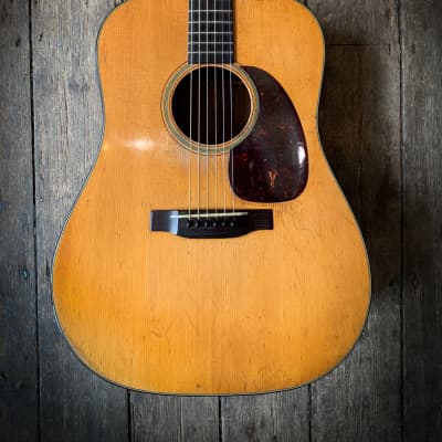 1953 Martin D-18 Acoustic  - Natural finish and hard shell case image 1