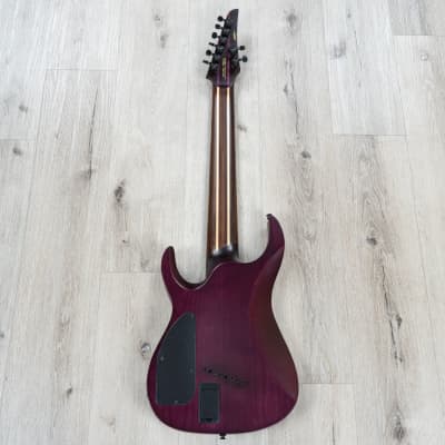 Legator Ninja N8FX Multi-Scale 8-String Guitar, Ebony, Fluence Pickups, Ruby image 5