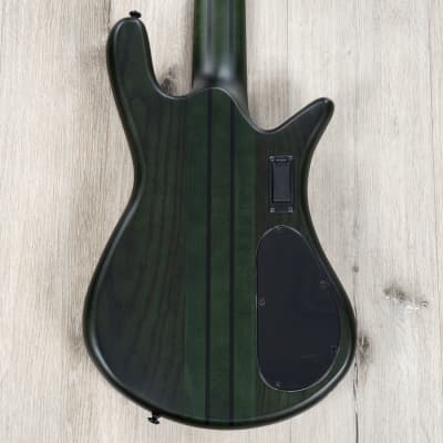 Spector NS Dimension 5 Multi-Scale 5-String Left-Handed Bass, Haunted Moss Matte image 4
