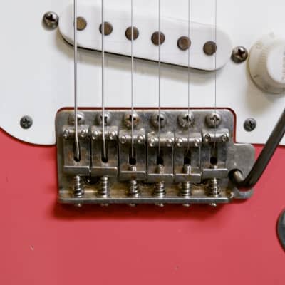 Keith Holland Custom S-ANS #1311 - Fiesta Red with Hard Case image 10