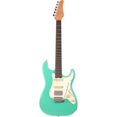 Schecter Guitar Research Nick Johnston Traditional HSS Electric Guitar Atomic Green 1540 image 1