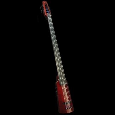 NS Design WAV4c OMNI Bass (E-G) - Transparent Red - Coform Fingerboard WAV4c-OB-(E-G)-TR image 4
