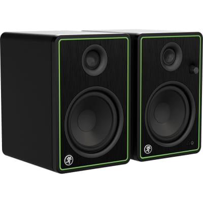 Mackie CR5-X Series 5" Studio Monitors (Pair) with 2x Small Isolation Pad & 3.3' Phone to Phone (1/4") Cable Bundle image 2