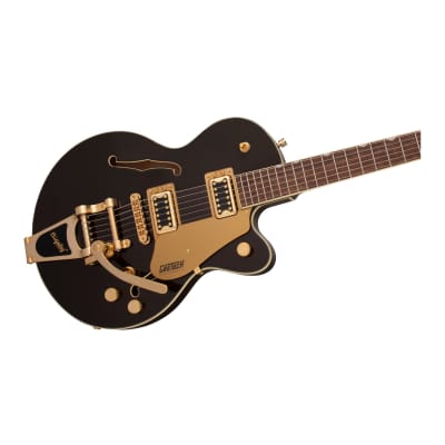 Center Block :: G5655TG Electromatic® Center Block Jr. Single-Cut with  Bigsby® and Gold Hardware, Laurel Fingerboard, Black Gold