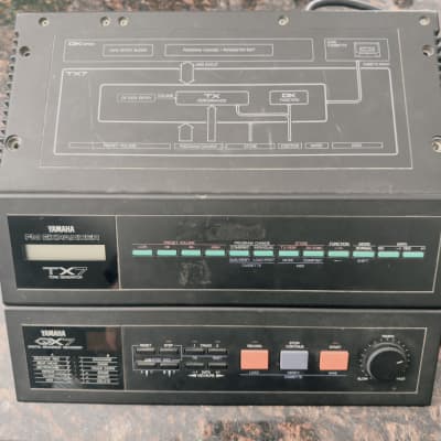 Yamaha TX7 FM Expander AND QX7 Digital Sequence Recorder