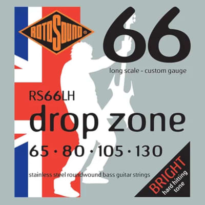 RotoSound Bass Guitar String Swing Bass RS66LH Drop Zone 65-130 image 1
