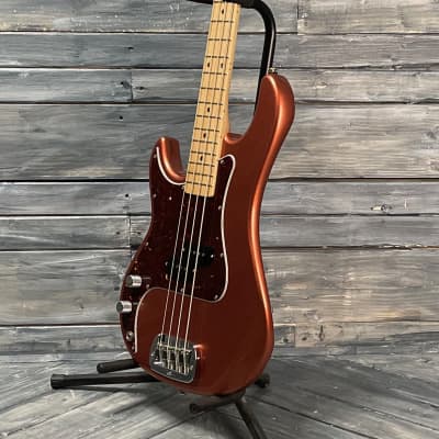 Used G&L Left Handed USA LB-100 4 String Electric Bass with Case- Spanish Copper Metallic image 4