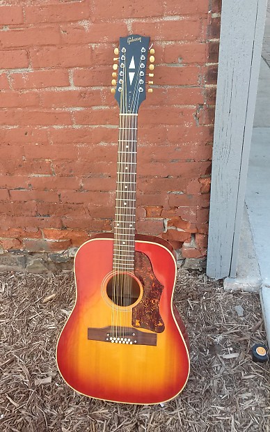 Gibson B45 12 1963 Cherry Sunburst Reverb
