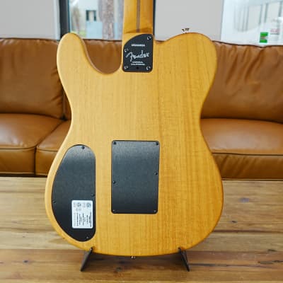 Fender American Acoustasonic Telecaster, Ebony Fingerboard, Sunburst image 4