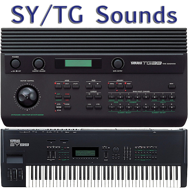 Yamaha SY22 TG33 SY35 SY55 TG55 SY77 TG77 SY85 TG100 SY99 TG500 Sounds image 1